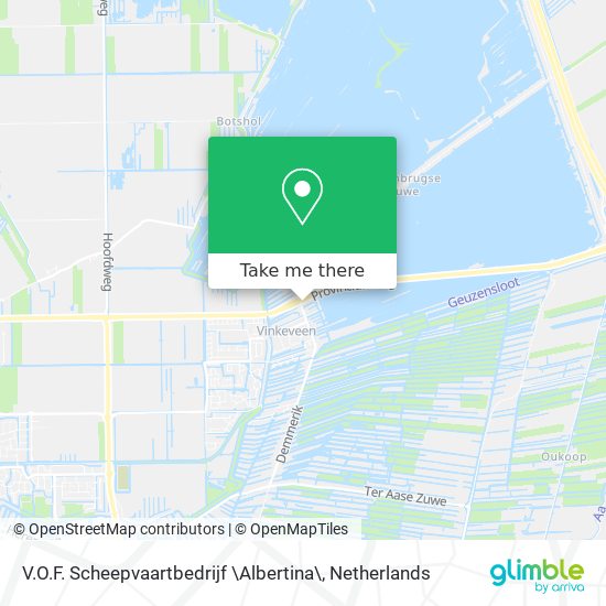 V.O.F. Scheepvaartbedrijf \Albertina\ map