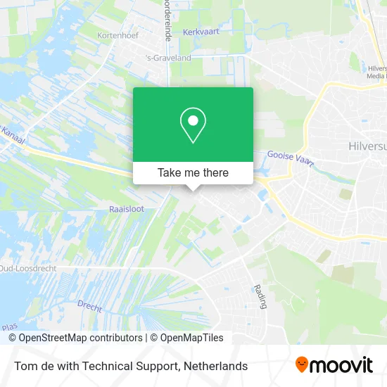 Tom de with Technical Support Karte