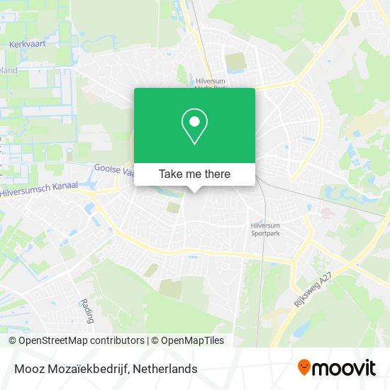 Mooz Mozaïekbedrijf map