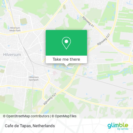 Cafe de Tapas map