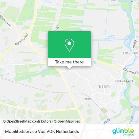 Mobiliteitservice Vos VOF map