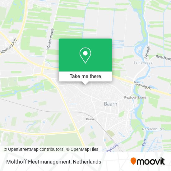 Molthoff Fleetmanagement map