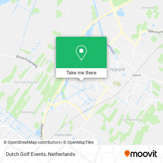 Dutch Golf Events map