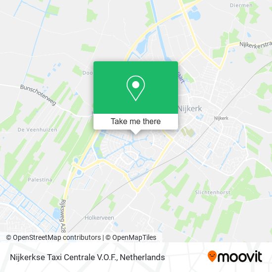 Nijkerkse Taxi Centrale V.O.F. map