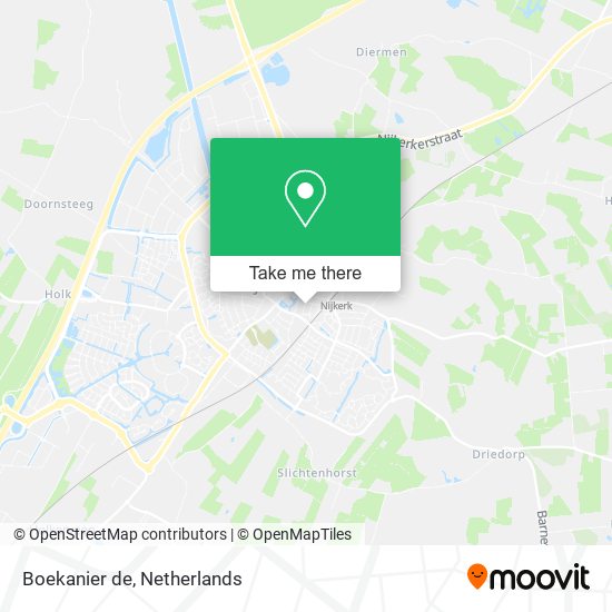 Boekanier de map