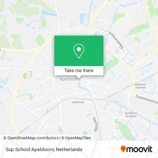 Sup School Apeldoorn map