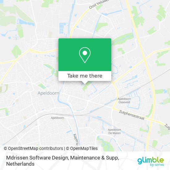 Mdrissen Software Design, Maintenance & Supp map