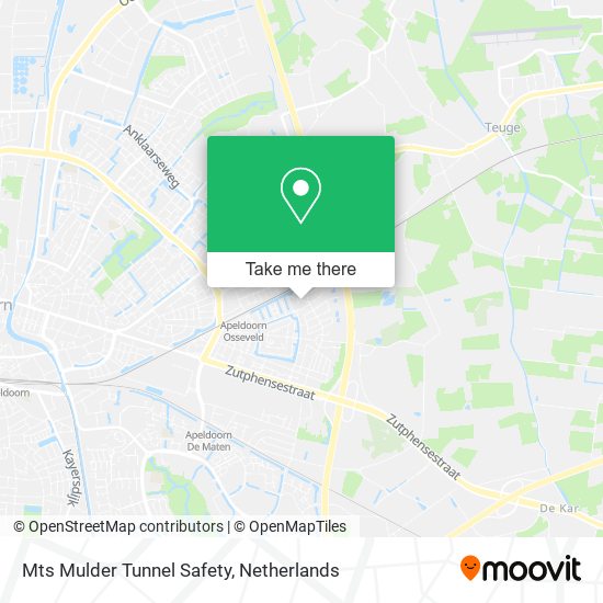 Mts Mulder Tunnel Safety map