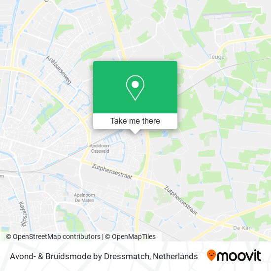 Avond- & Bruidsmode by Dressmatch map