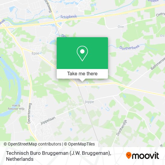 Technisch Buro Bruggeman (J.W. Bruggeman) map