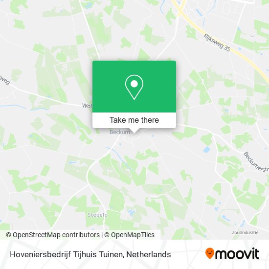 Hoveniersbedrijf Tijhuis Tuinen map