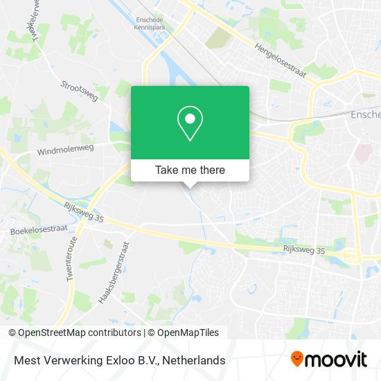 Mest Verwerking Exloo B.V. map