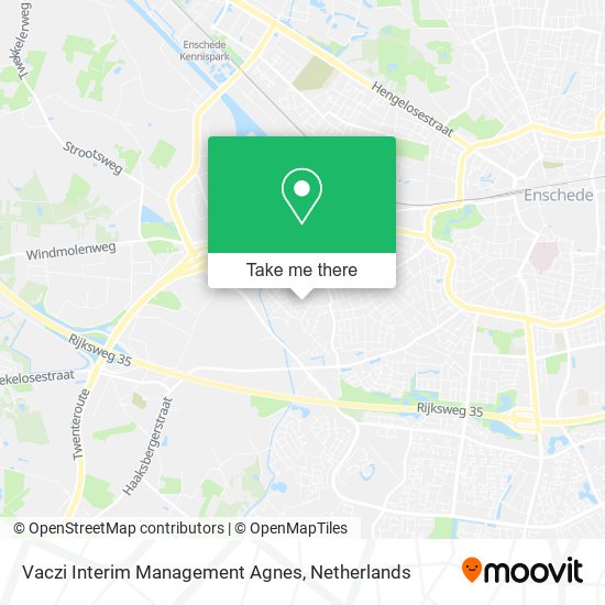 Vaczi Interim Management Agnes map