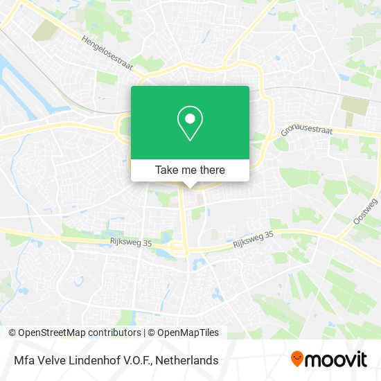 Mfa Velve Lindenhof V.O.F. map