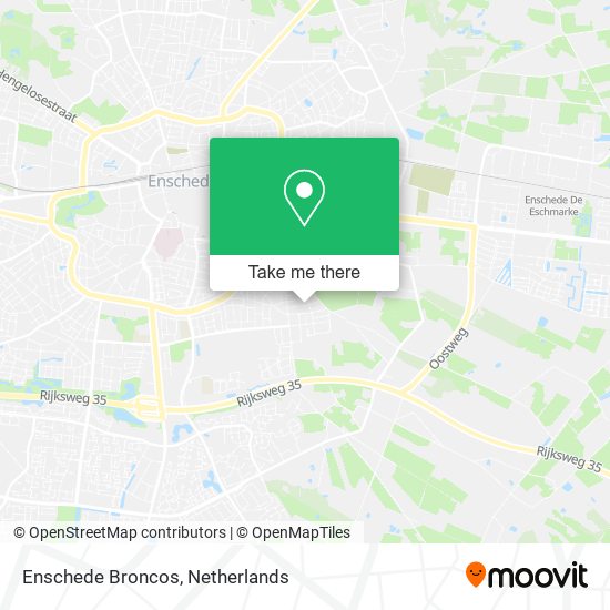 Enschede Broncos map