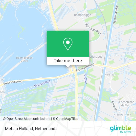 Metalu Holland map