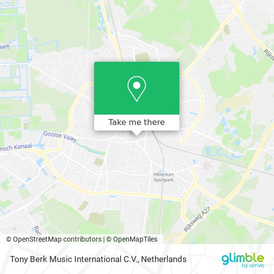 Tony Berk Music International C.V. map