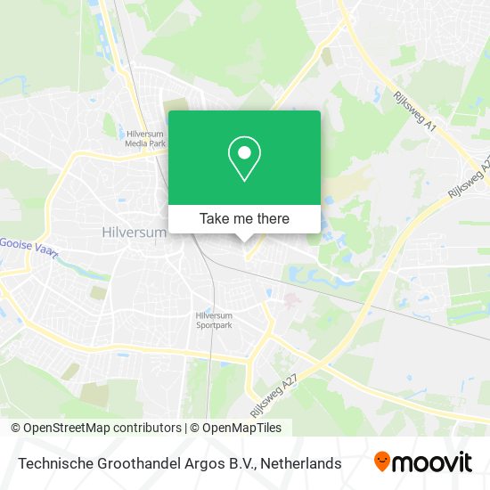 Technische Groothandel Argos B.V. map