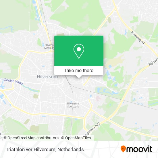 Triathlon ver Hilversum map