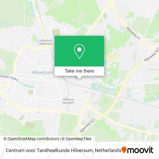 Centrum voor Tandheelkunde Hilversum Karte