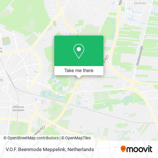 V.O.F. Beenmode Meppelink map