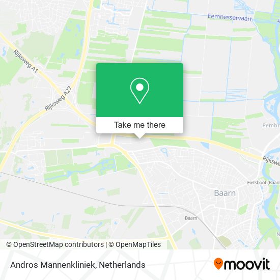 Andros Mannenkliniek Karte