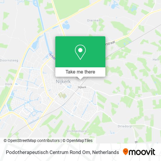 Podotherapeutisch Centrum Rond Om map