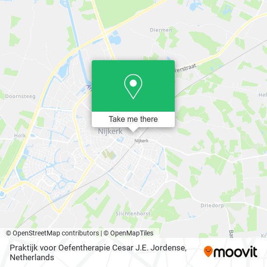 Praktijk voor Oefentherapie Cesar J.E. Jordense map