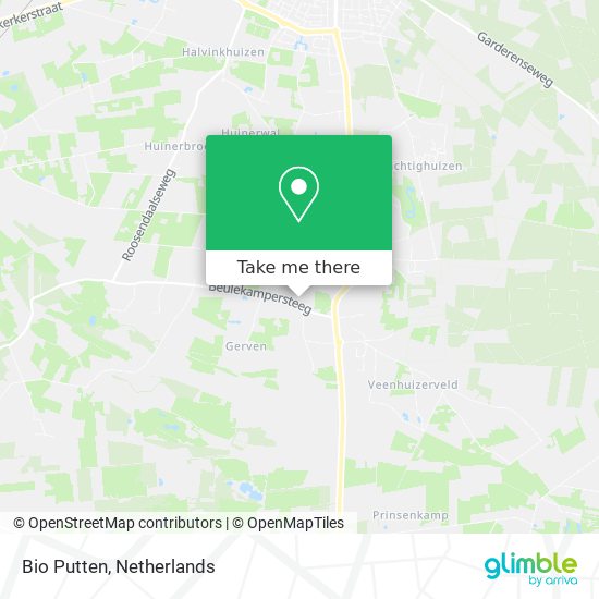 Bio Putten map