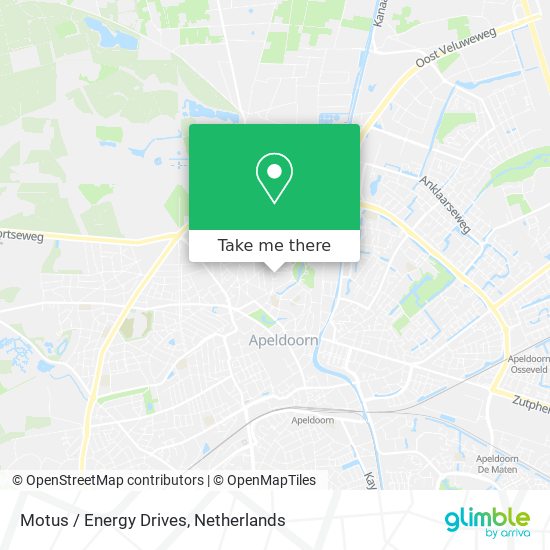 Motus / Energy Drives map