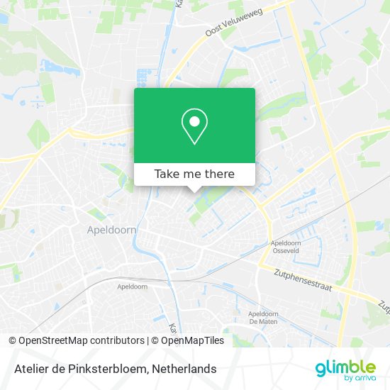 Atelier de Pinksterbloem map