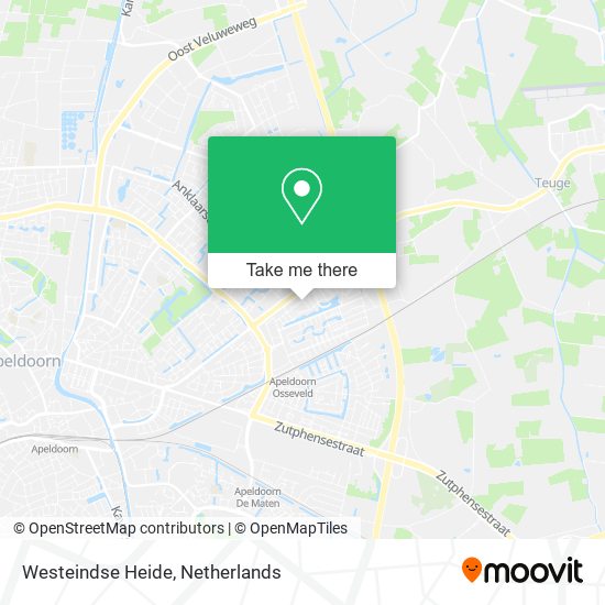 Westeindse Heide map