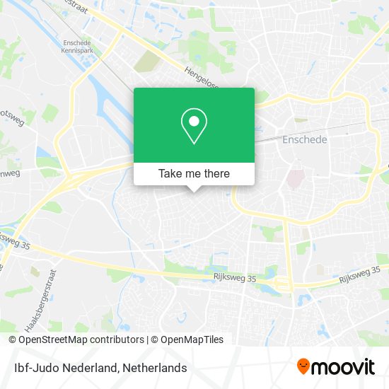 Ibf-Judo Nederland Karte