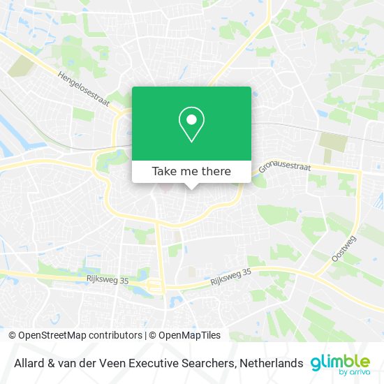 Allard & van der Veen Executive Searchers map