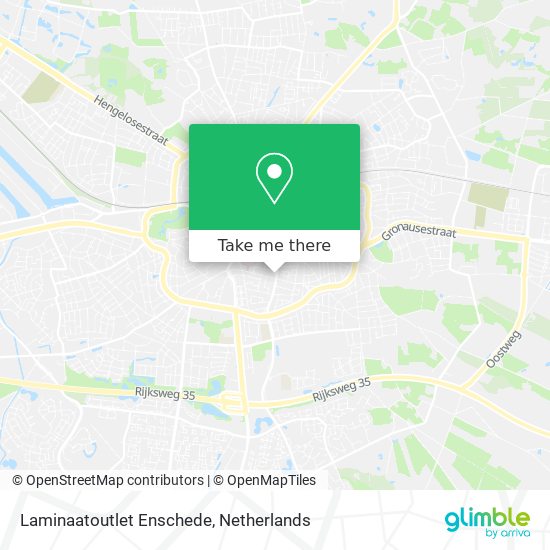 Laminaatoutlet Enschede map