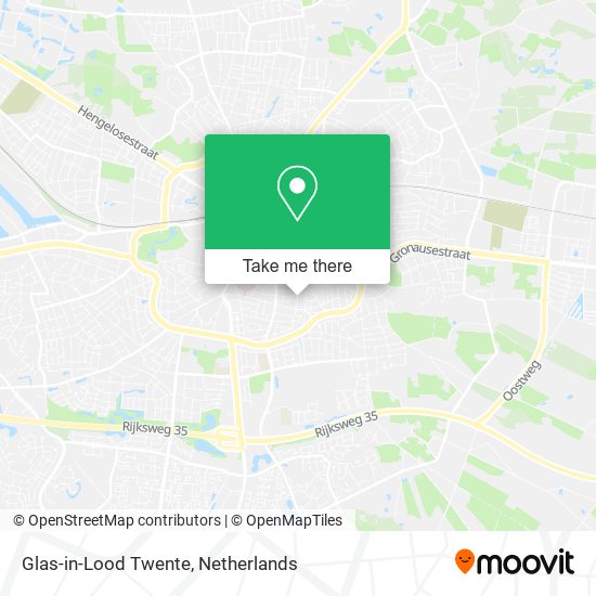 Glas-in-Lood Twente map