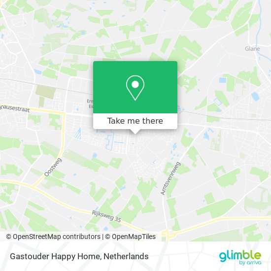 Gastouder Happy Home map