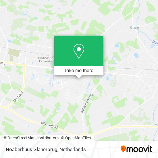 Noaberhuus Glanerbrug map