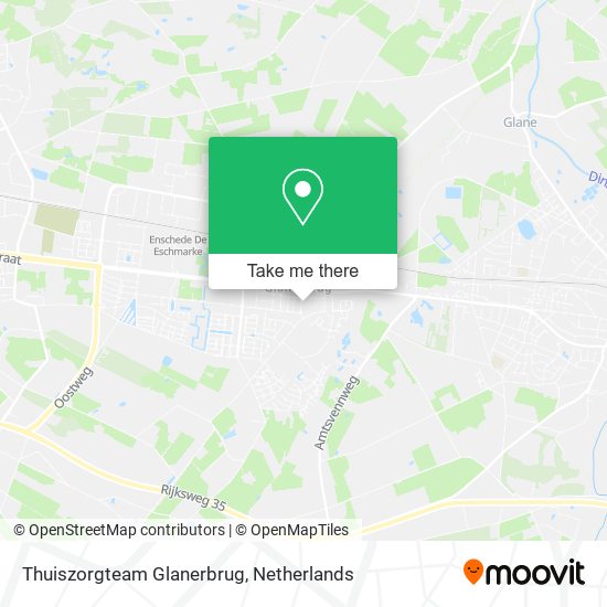 Thuiszorgteam Glanerbrug map