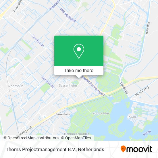 Thoms Projectmanagement B.V. map