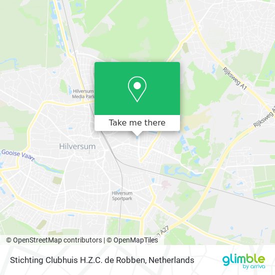 Stichting Clubhuis H.Z.C. de Robben Karte