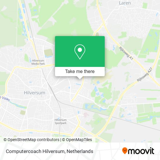 Computercoach Hilversum Karte