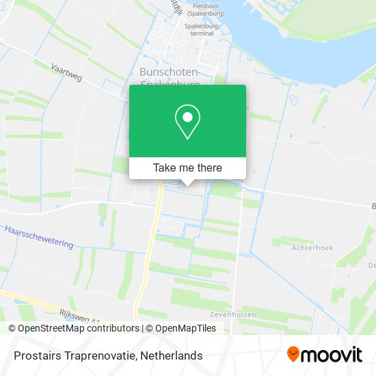 Prostairs Traprenovatie map