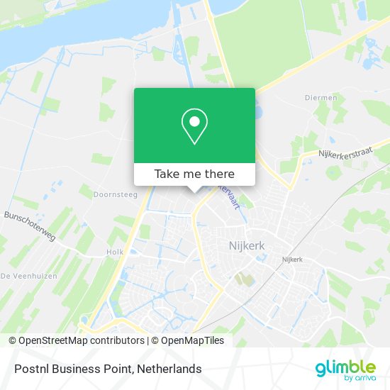 Postnl Business Point map