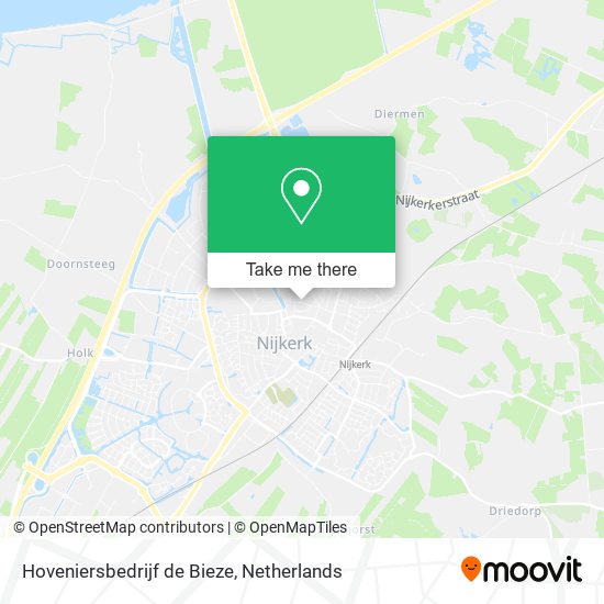 Hoveniersbedrijf de Bieze map