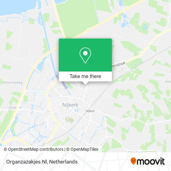 Organzazakjes.Nl map