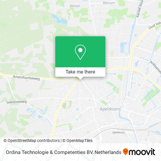 Ordina Technologie & Competenties BV Karte