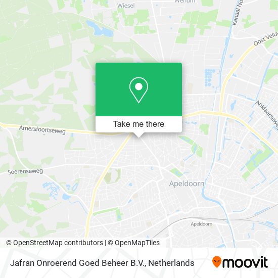 Jafran Onroerend Goed Beheer B.V. map