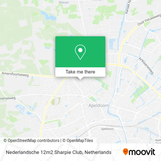 Nederlandsche 12m2 Sharpie Club map