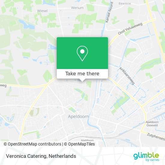 Veronica Catering map